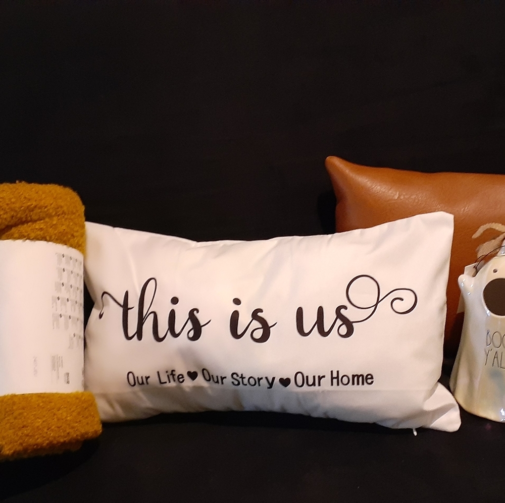 "This is Us" Throw Pillow Cover 11 x 19
